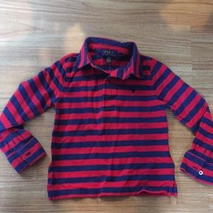 Polo Ralph Lauren 3/3T long sleeve pique Polo